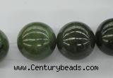 CDJ143 15.5 inches 18mm round Canadian jade beads wholesale