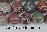 CDJ403 15.5 inches 10mm round sonoran dendritic jasper beads