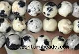 CDM90 15.5 inches 4mm round dalmatian jasper beads wholesale