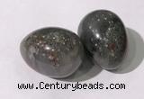 CDN1389 35*45mm egg-shaped African bloodstone decorations wholesale