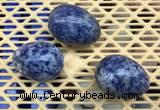 CDN308 30*40mm egg-shaped blue spot decorations wholesale