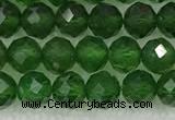 CDP78 15.5 inches 6mm faceted round diopside gemstone beads