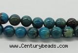 CDS06 16 inches 8mm round dyed serpentine jasper beads wholesale