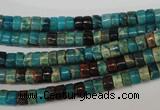 CDS31 15.5 inches 3*5mm heishi dyed serpentine jasper beads