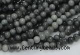 CEE01 15.5 inches 4mm round eagle eye jasper beads wholesale