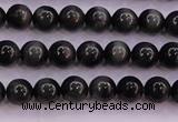 CEE501 15.5 inches 6mm round AAA grade green eagle eye jasper beads