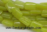 CEJ03 15.5 inches 10*14mm rectangle lemon jade beads wholesale