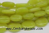 CEJ06 15.5 inches 12*16mm oval lemon jade beads wholesale