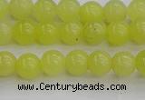 CEJ201 15.5 inches 6mm round lemon jade beads wholesale