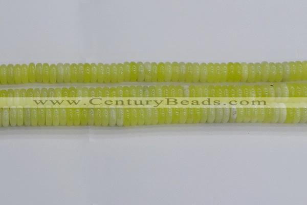 CEJ212 15.5 inches 3*8mm rondelle lemon jade beads wholesale