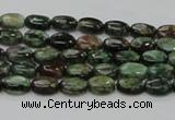 CEM10 15.5 inches 6*8mm oval emerald gemstone beads wholesale