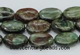 CEM14 15.5 inches 12*16mm oval emerald gemstone beads wholesale