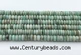 CEM71 15.5 inches 4.5*8mm rondelle emerald gemstone beads