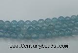 CEQ01 15.5 inches 4mm round blue sponge quartz beads wholesale