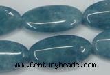 CEQ137 15.5 inches 15*30mm marquise blue sponge quartz beads