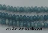 CEQ22 15.5 inches 4*6mm rondelle blue sponge quartz beads