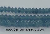 CEQ31 15.5 inches 2*4mm faceted rondelle blue sponge quartz beads