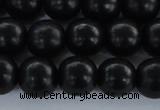CEY05 15.5 inches 12mm round black ebony wood beads wholesale