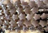 CFG1655 15 inches 14mm carved star strawberry quartz beads