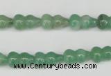 CFG65 15.5 inches 8*13mm carved calabash green aventurine beads