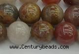 CFJ203 15.5 inches 10mm round fancy jasper beads wholesale