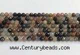 CFJ217 15.5 inches 6mm faceted round fancy jasper beads
