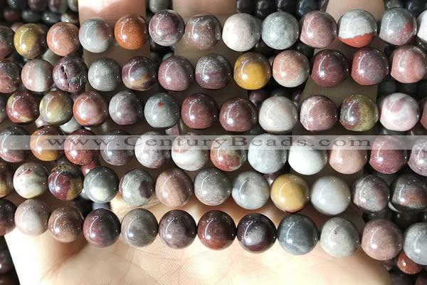 CFJ258 15.5 inches 8mm round fantasy jasper beads wholesale