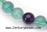 CFL04 AA grade 10mm round natural fluorite beads  Wholesale