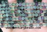 CFL1151 15.5 inches 6mm round fluorite gemstone beads