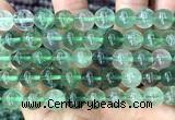 CFL1259 15 inches 10mm round green fluorite beads wholesale