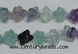 CFL304 15.5 inches 12*12mm carved cube natural fluorite beads