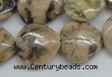 CFS12 15.5 inches 20*20mm heart natural feldspar gemstone beads