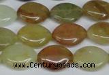 CFW137 15.5 inches 15*20mm marquise flower jade gemstone beads