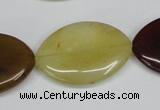 CFW139 15.5 inches 22*30mm marquise flower jade gemstone beads