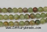 CGA202 15.5 inches 6mm round natural green garnet beads