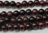 CGA464 15.5 inches 3mm round natural red garnet beads wholesale