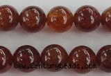 CGA512 15.5 inches 8mm round AA grade yellow red garnet beads