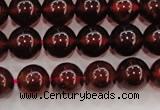 CGA605 15.5 inches 8mm A+ grade round natural orange garnet beads