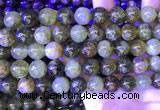 CGA703 15.5 inches 12mm round green garnet beads wholesale