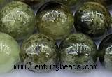 CGA838 15 inches 10mm round green garnet beads