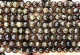 CGA882 15 inches 8mm round green garnet beads wholesale