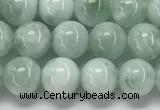 CGA900 15.5 inches 4mm round green angel skin gemstone beads