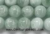 CGA901 15.5 inches 6mm round green angel skin gemstone beads