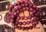 CGB2514 7.5 inches 11mm round ruby zoisite beaded bracelets