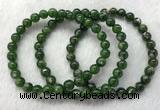 CGB2616 7.5 inches 7mm round diopside quartz beaded bracelets