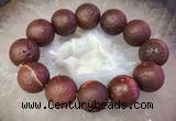 CGB3009 7.5 inches 20mm round agate bracelet wholesale