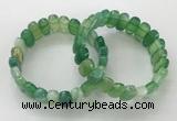 CGB3106 7.5 inches 8*15mm oval agate gemstone bracelets