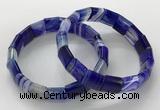 CGB3170 7.5 inches 12*15mm rectangle agate bracelets wholesale