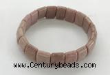 CGB3393 7.5 inches 10*15mm rectangle rhodochrosite bracelets