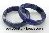 CGB3414 7.5 inches 15*21mm lapis lazuli gemstone bracelets